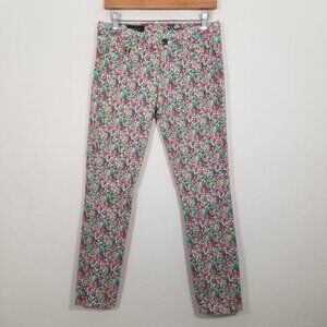 J. Crew Toothpick Ankle Floral Jeans Size 28
